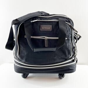 Biaggi Zipsak Boost! Underseater Expandable Carry On Luggage Tote Bag Black